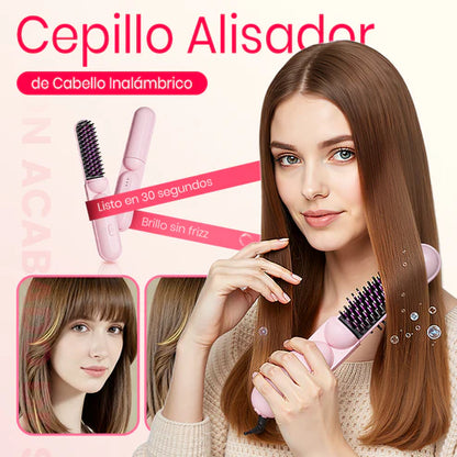 Peine alisador para cabello liso y rizado