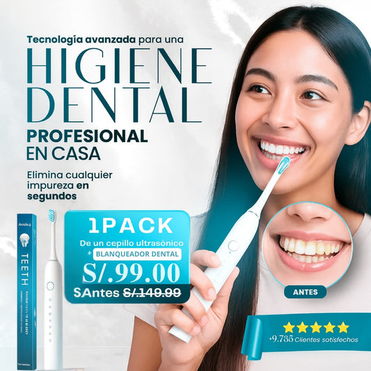 Blanqueador dental + Cepillo