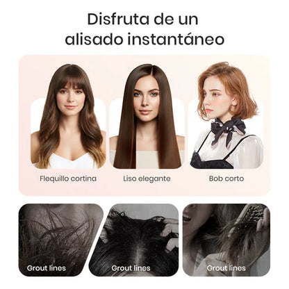 Peine alisador para cabello liso y rizado