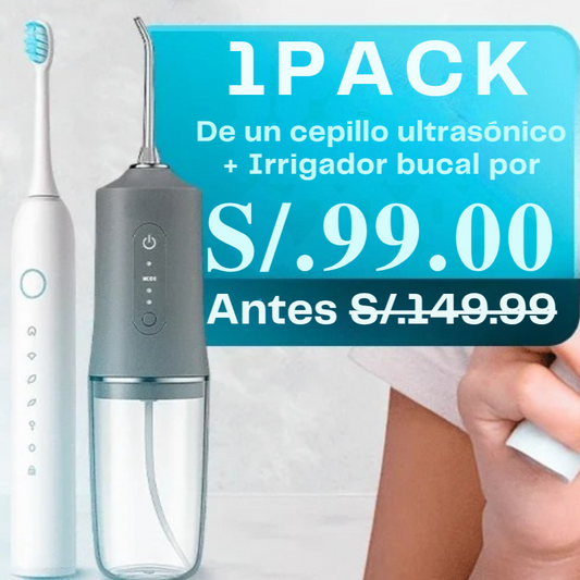 Irrigador Bucal + Cepillo Ultrasónico